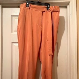 Cropped Tie Waist Pants